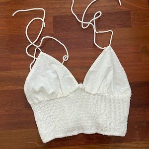 SHEIN Dot Cami Crop Top